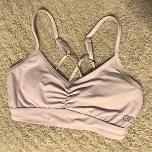 CALIA by Carrie Underwood small pink swim top